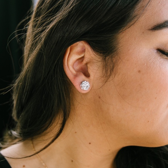 Dash of Pink Jewelry - Diamond In The Rough Druzy Earrings